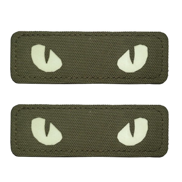 LINXGR Cat Eyes Patches Tactical Morale Patches Hook & Loop