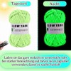 Glow-in-the-dark braided yarn, multiple colours, 4 mm