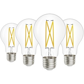 Sunco Lighting 4 Pack LED Light Bulbs A15, 7W=60W, 2700K Soft White, 800 LM, Dimmable Decorative Edison Vintage Bulbs, Indoor Outdoor, E26 Medium Base