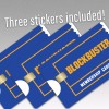 KCD 3 Pack Blockbuster Card Credit Card Skin Debit Sticker