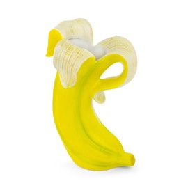 Banana Romance Vase - Hand-Painted Flower Vase in Banana Design, Approx. 22 cm