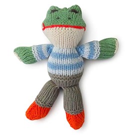 Frog Soft Toy made from Organic Cotton