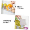 Hohopeti 16pcs Refrigerator Storage Divider Clips Organizer for Kitchen Food