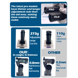 7-12 inch Metal Adjustable Bed Frame Legs Heavy Duty Support for Platform Bed Slats，Sofa Couch TV Stand Cabinet Buffets & Sideboards Jack Replacement Parts Etc. Black 2PCS