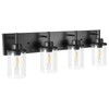 GoYeel Bathroom Light Fixtures Over Mirror, Matte Black Vanity Light