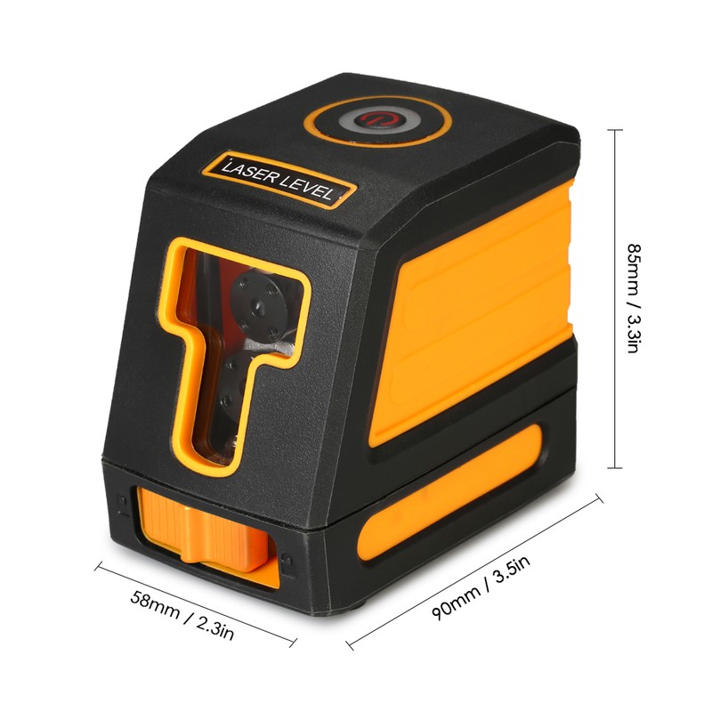 Self-Leveling 2 Lines Red Laser Level Professional Horizontal and Vertical
