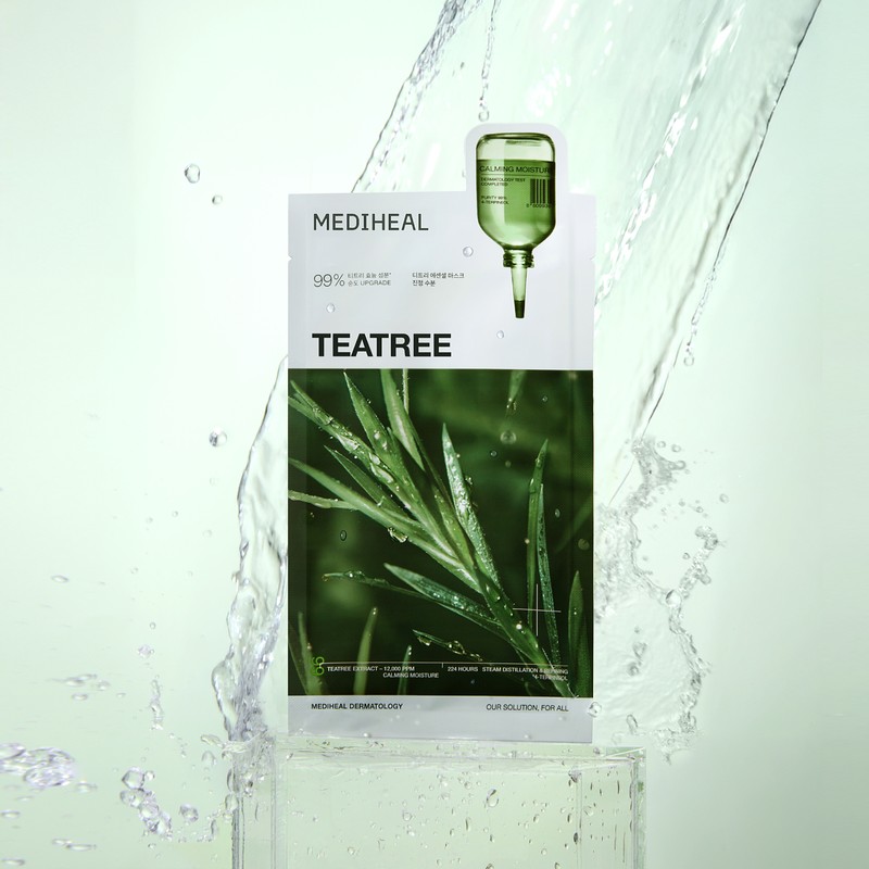 Mediheal Essential Mask Pack 6 Types 60 Sheets (Tea Tree