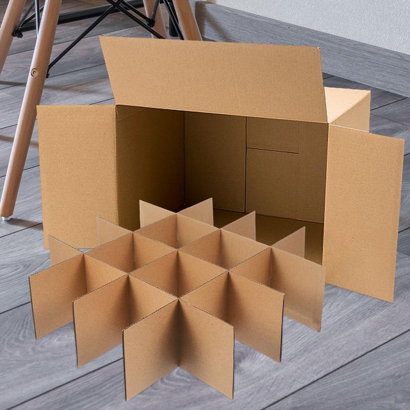 Veemoon Cardboard Dividers for Moving Boxes Large Glass Packing Moving