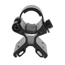 Universal 30mm Magnetic Flashlight Mount, Quick Release Non Slip Handlebar Holder, Easy Installation with Cotton Pad, Aluminum Alloy Construction, Dual Magnetic Pads for