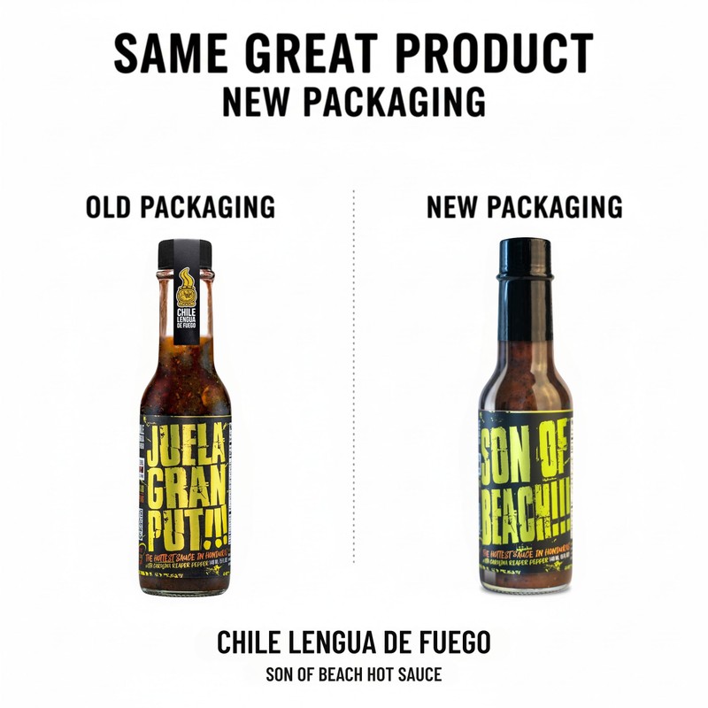 Hot Sauce | Chile Lengua de Fuego (Pack of 3,
