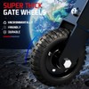 USCaster Gate Wheel 6inch Under Mount Farm to Prevent Dragging