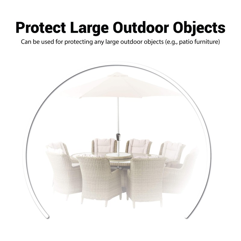 West Lake Universal Clear Disposable Car Cover for SUV, Sedan,