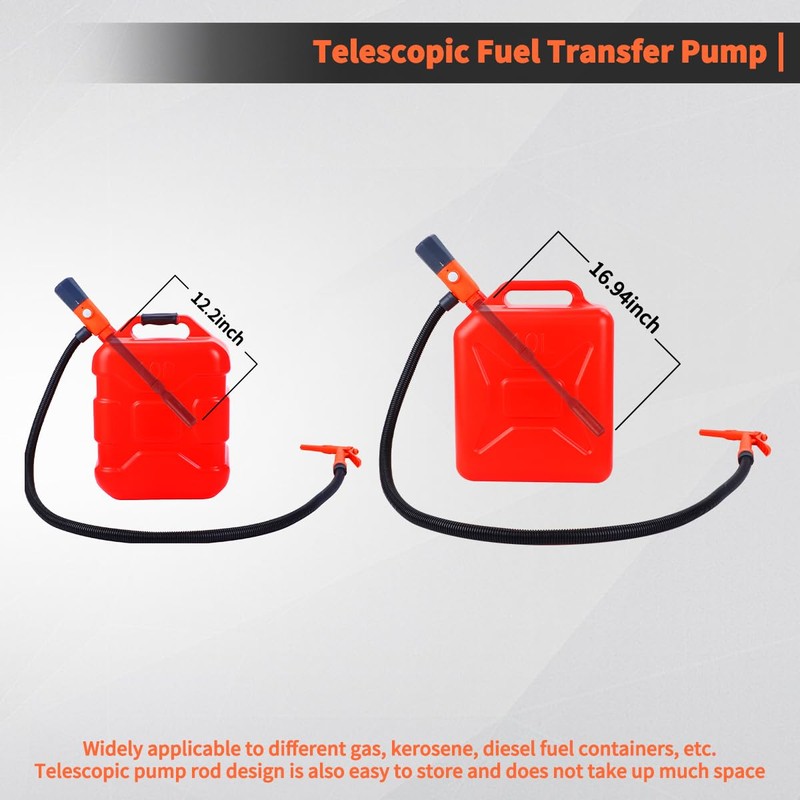 Siphon Pump for Gasoline, Fuel Transfer Pump Powered By USB