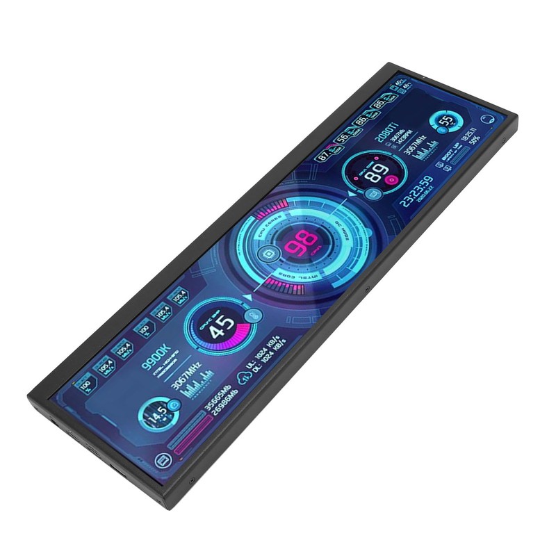 12.6 Inch Secondary Screen FHD IPS Second Screen Stretched Bar