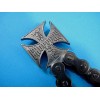 WEST COAST CHOPPERS Iron Cross Logo Motorcycle Chain Beer Bottle