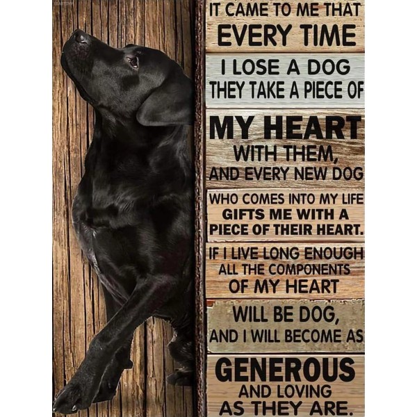 LYTEARD Labrador Love Diamond Painting Kit - DIY Art for