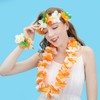 Layseri Tropical Hawaiian Leis,Flower Garland Set for Adult Kids