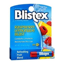 Blistex Raspberry Lemonade Blast Lip Protectant/Sunscreen SPF 15 0.15 OZ - Buy Packs and SAVE (Pack of 6)