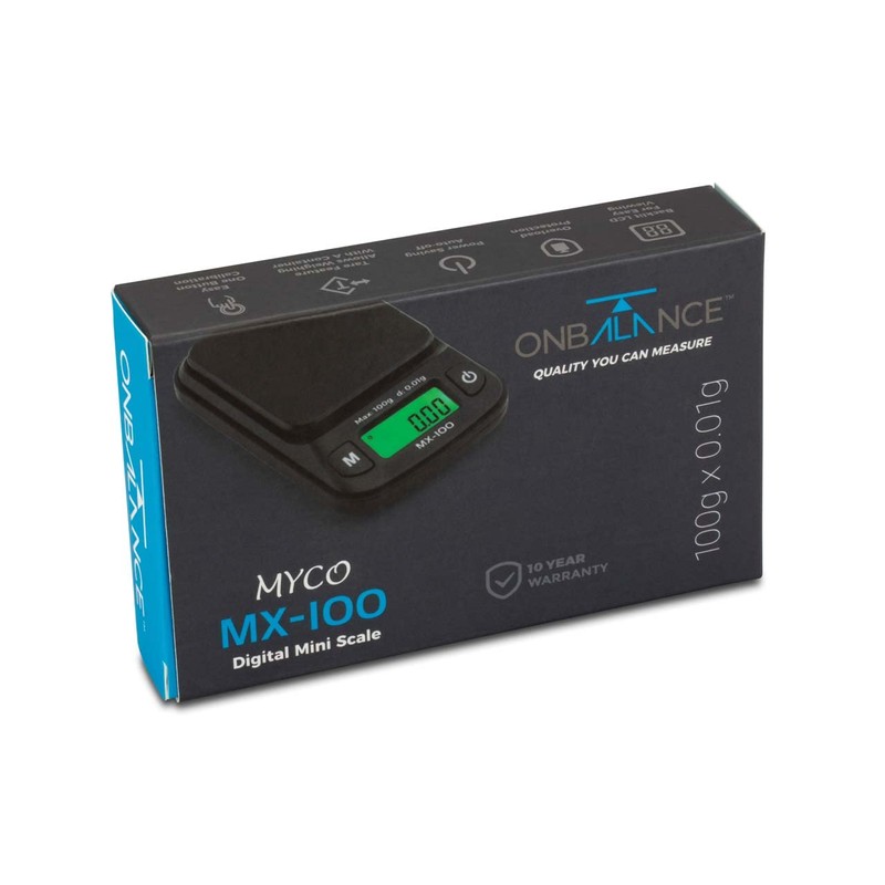 On Balance MYCO MX-100 Scale 100g 0.01g Digital Pocket Mini