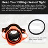 16pcs RV Sewer Hose Replacement Gaskets - Equivalent to 39834