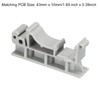 sourcing map PCB DIN Rail Mounting Bracket for 35 mm