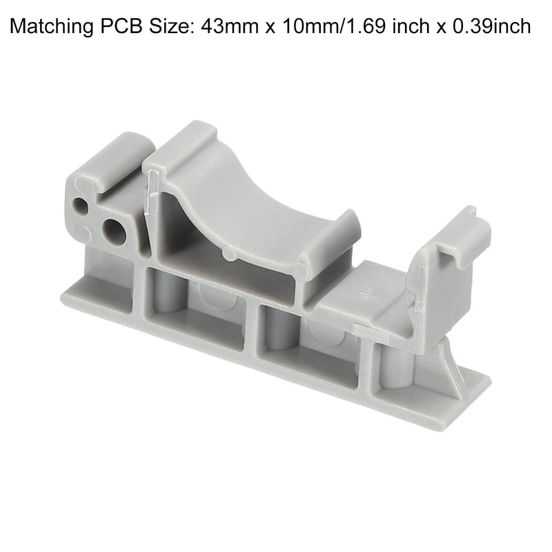 sourcing map PCB DIN Rail Mounting Bracket for 35 mm