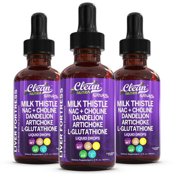 Clean Nutra Liver Fortress | Milk Thistle NAC Liver Cleanse