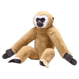 Wild Republic Artist Collection, White Handed Gibbon, Gift for Kids, 15 inches, Plush Toy, Fill is Spun Recycled Water Bottles