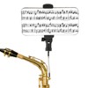 Alto Saxophone Phone Holder, Sax Lyre Music Clip 4mm Square