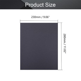 Utoolmart 320 Grits Sanding Sheets Sand Paper Wet Dry Silicon Carbide Sandpaper for Wood Furniture Metal Automotive Polishing 3pcs