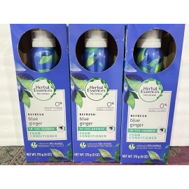 Herbal Essences bio renew Blue Ginger In-The-Shower Foam Conditioner ( 3 Pack)