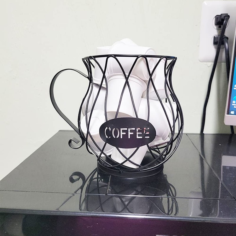 WEIWUXIAN Coffee Cup Storage Basket Coffee Capsule Storage Basket Coffee