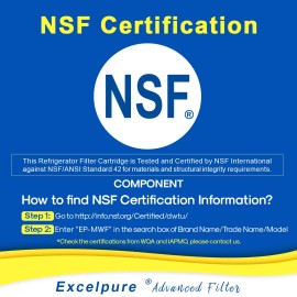 EXCELPURE Fit for GE mwf 46-9991 GSHS6LGBBHSS fl-rf13 r-9991 Water Filter 3Pack