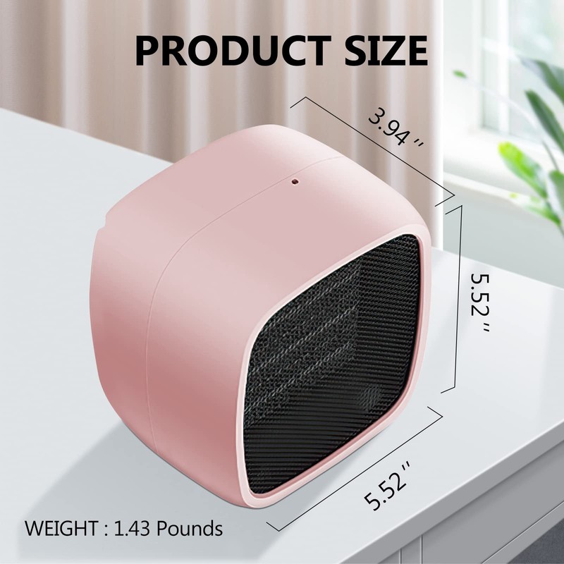 Space Heater, Small Portable Electric Heaters for Indoor Use 2