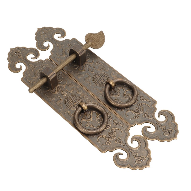 Pull Handle Antique Chinese Auspicious Clouds Good Luck Drawer Pulls