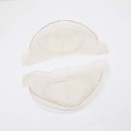 BTWTRY 13x6 Lace Frontal Net Material Transparent Color Swiss Lace Frontal Closure Base 2Pcs Foundation Wig Accessories Lace Net for Making Frontal (13x6 Lace Net, Transparent)