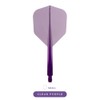 Condor Axe Neon Dart Flights Small Purple (Long)