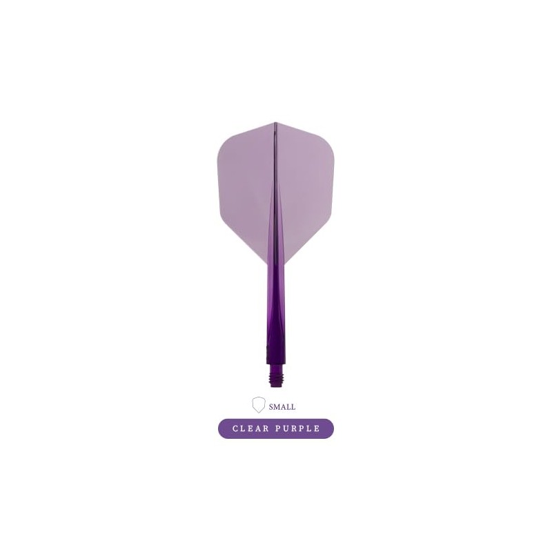 Condor Axe Neon Dart Flights Small Purple (Long)