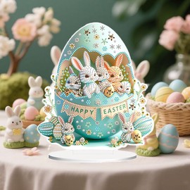 Feegela 5D Diamond Painting Stand, Diamond Painting Table Decoration, DIY Diamond Painting Adults, Craft Set Diamond Painting Children Girls for Beginners, Family Decoration, Gift