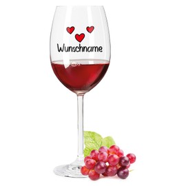 Leonardo Weinglas mit UV-Druck - Herzensmensch - Persönliche Geschenke - Geburtstagsgeschenk für Männer & Frauen sowie Mama & Papa - Geeignet als Rotweingläser Weißweingläser - Farbe: Daily UV