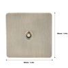 AC250V Single Pole Toggle Switch Antique Bronze Texture Stainless Steel