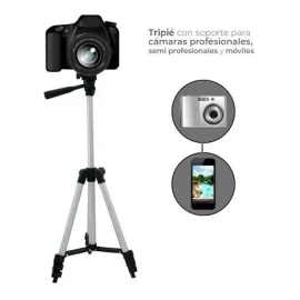 Tripod Soporte Tripie 3 Niveles Cámara Celular