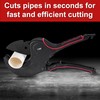 PVC Pipe Cutter Tool, Heavy-Duty PVC Pipe Cutter 3 Inch,