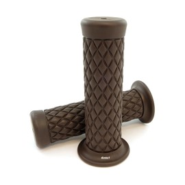 Thumper Grips - Cafe Brown - 7/8" - Motorcycle Cafe Racer Bobber Chopper
