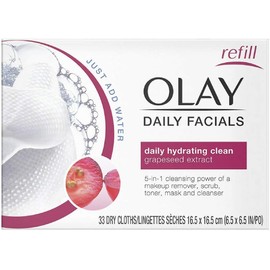 Olay Paños faciales diarios 4 en 1 Normal - 33 ct, paquete de 4