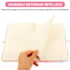 Tofficu Notebook with Lock Diary for Girls Ages 8-12 Cute