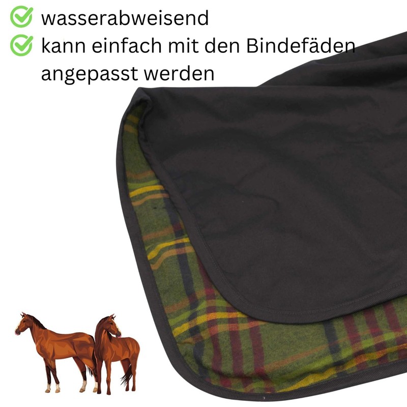 AMKA Bock Blanket Waterproof Exterior Wool Blend Interior