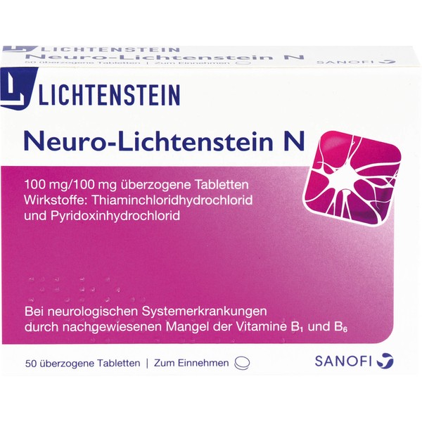 Neuro-Lichtenstein N, 100 mg/100 mg überzogene Tabletten, 50 St DRA