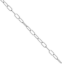 hannger Stainless Steel Chain, 5/64 in × 32.8 Ft Small Strong Chain Link Chain, Light Duty Chainlink Utility Metal Decorative Chain Key Chain Belt Chain Hanging Chain for Bird Feeder Planters Signs