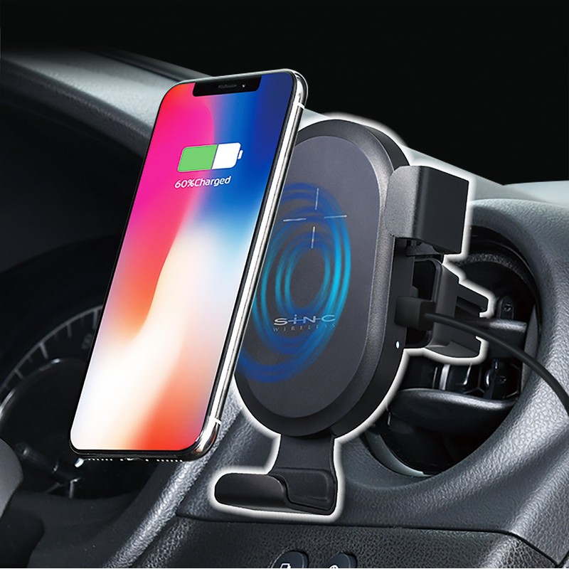 Seiwa D556 Wireless Charging Holder, 10 W, Qi Wireless Charger,